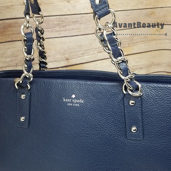 Andee Cobble Hill Kate Spade Shoulder Tote Blue - Picture 14 of 16
